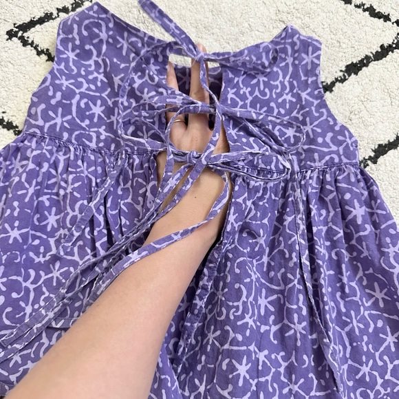 BLEUCOCO Purple Organic Cotton Tank | 2-3T - Picture 6 of 6